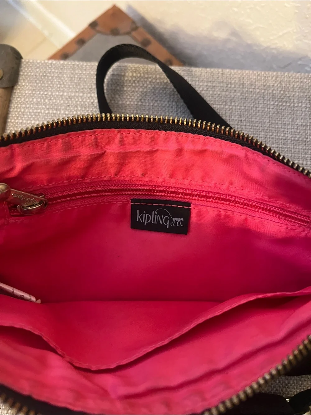 Kipling Iani - Black Patent Combo